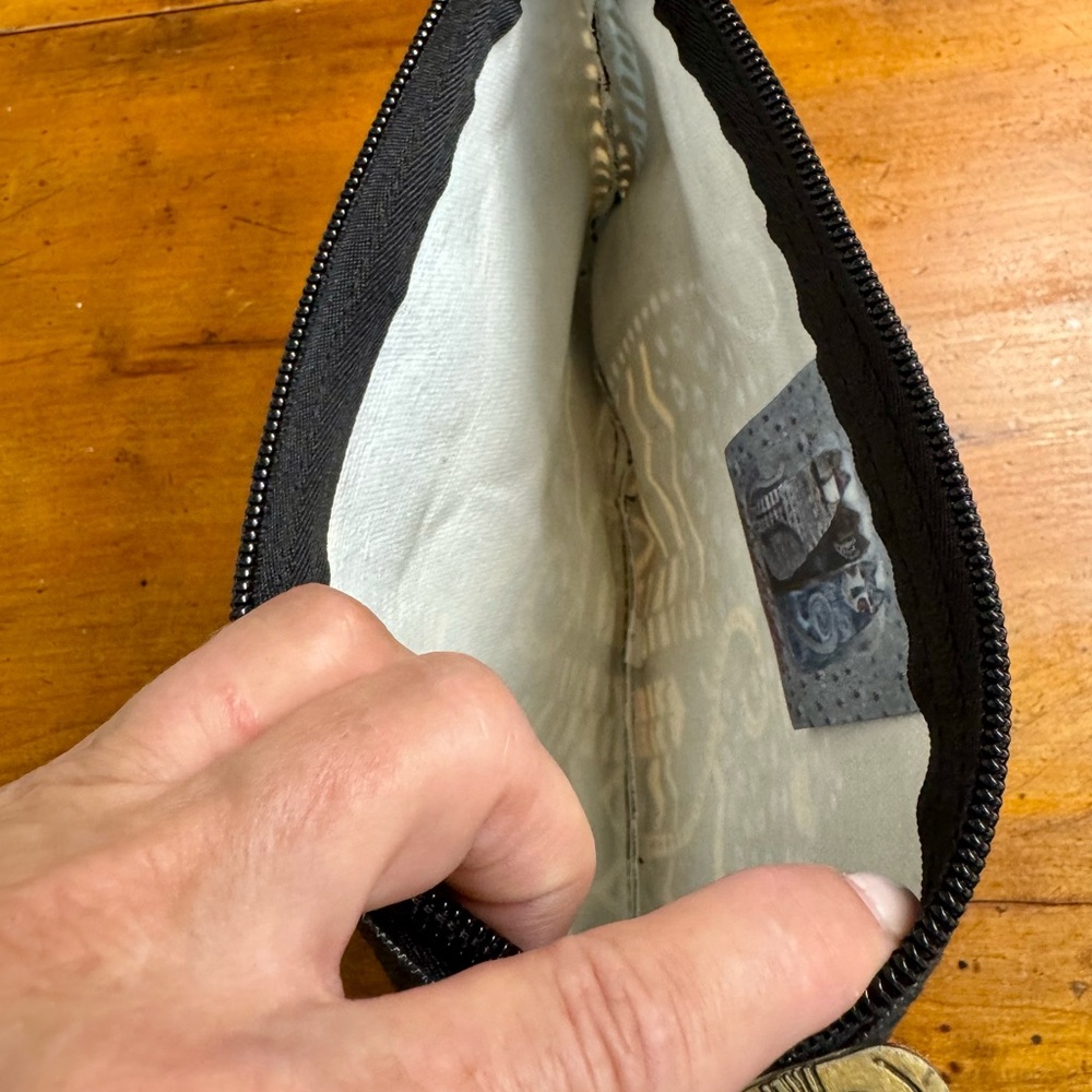 Laurel Burch, Vibrant Cat Patterned Canvas Bag - image 6